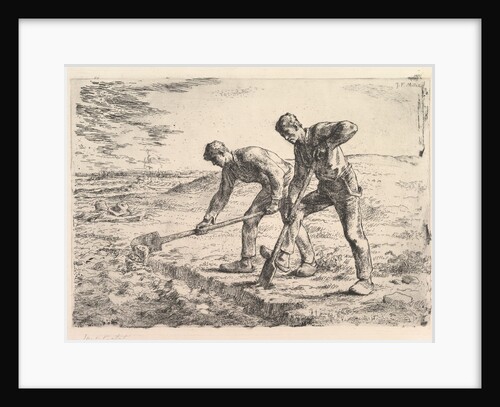 The Diggers, 1830-75 by Jean Francois Millet