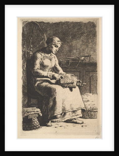 The Wool Carder, ca. 1855-56 by Jean Francois Millet