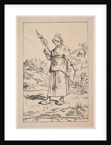 Spinner from the Auvergne, 1830-99 by Unknown