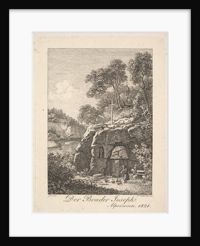 Brother Joseph in the Alps, 1820 by Johann Christian Erhard
