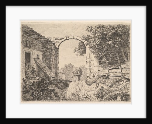 Girl with a Load of Hay, Outside of Thorbogen, 1817 by Johann Christian Erhard