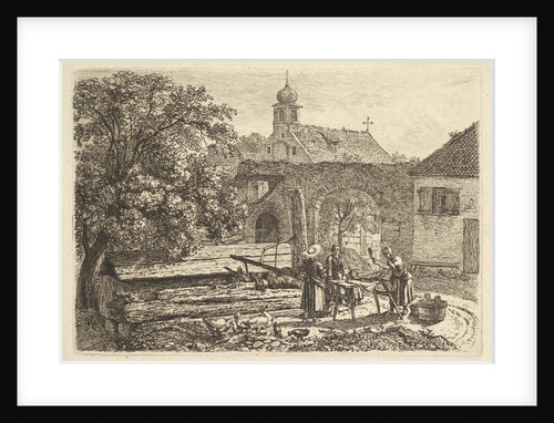 Laundress at an Artesian Well, 1817 by Johann Christian Erhard