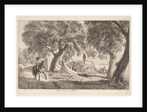 On the Canal in Vienna, 1819 by Johann Christian Erhard