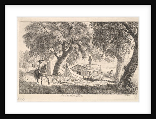 On the Canal in Vienna, 1819 by Johann Christian Erhard