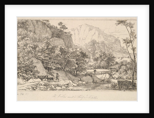 Peasant with Cow and Calf, in the Unterberg near the Berchtesgaden, 1818 by Johann Christian Erhard