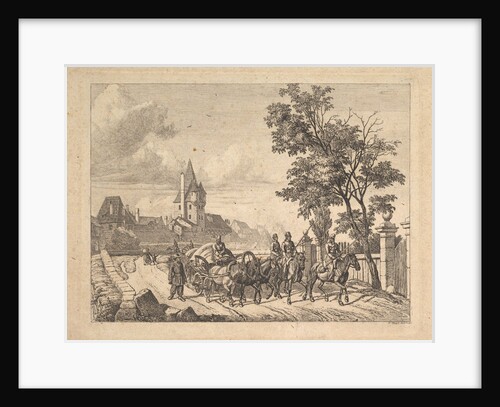 The Cossacks Escorting the Baggage Wagon, 1816 by Johann Christian Erhard