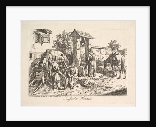 Cossack at the Well, 1815 by Johann Christian Erhard