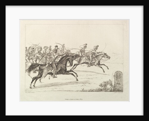 Austrian Lancers, early 19th century by Johann Christian Erhard