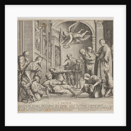 The death of St Cecilia, ca. 1640-60 by Johann Friedrich Greuter