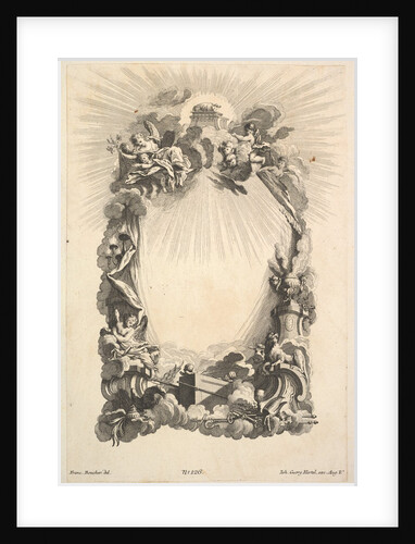 The Ark of the Covenant, from Book of Cartouches, mid-18th century by Johann Georg Hertel