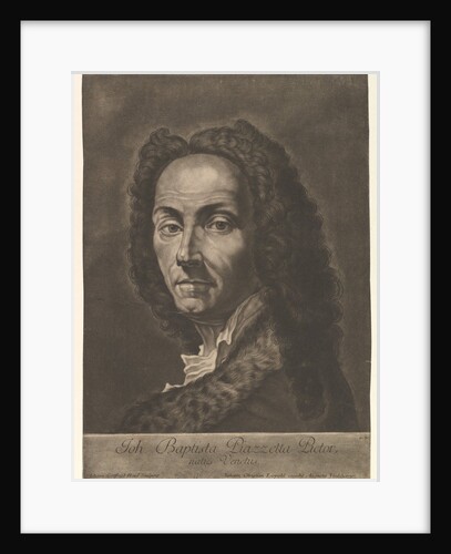 Portrait of Giovanni Battista Piazzetta, early 18th century by Johann Gottfried Haid