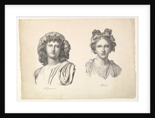 Melpomene and Thalia, 1823-26 by Johann Gottfried Schadow