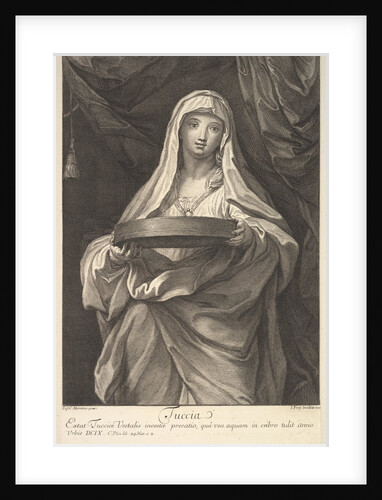 Tuccia, 1720 by Johann Jakob Frey the Elder