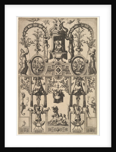 Modern Grotesque with Strapwork, 1557 by Johannes van Doetecum I