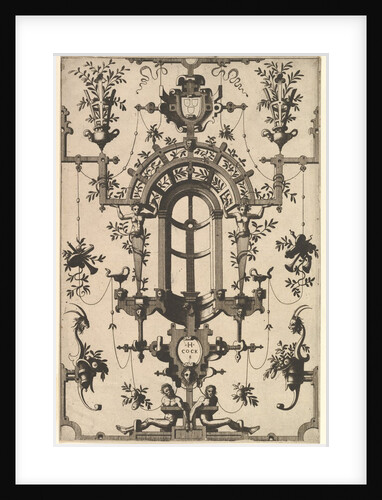 Modern Grotesque with Strapwork, 1554 by Johannes van Doetecum I