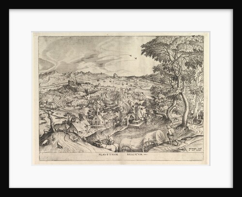 The Belgian Wagon from The Large Landscapes, ca. 1555-56 by Johannes van Doetecum I