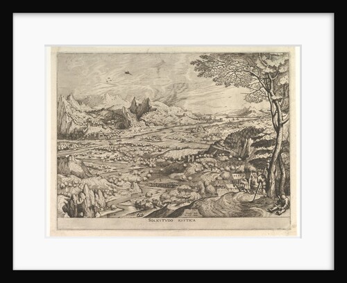 Rustic Solicitude from The Large Landscapes, ca. 1555-56 by Johannes van Doetecum I