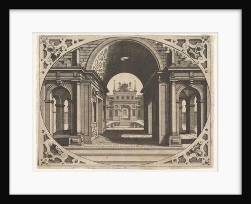 Plate from 'Varie Architecture', ca. 1560 by Johannes van Doetecum I