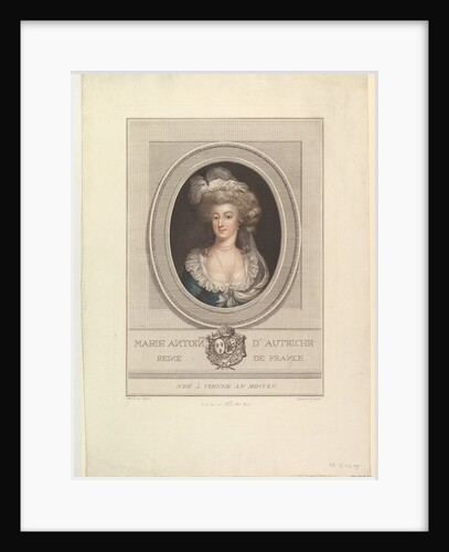 Portrait of Marie Antoinette, 1786-1800 by John Curtis
