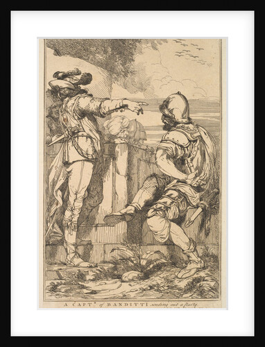 A Captain of Banditti Sending Out a Part by John Hamilton Mortimer