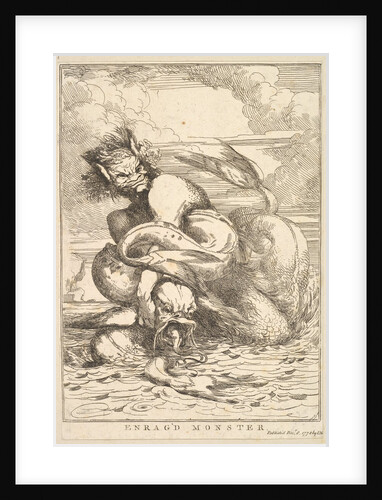Enrag'd Monster, December 8, 1778 by John Hamilton Mortimer