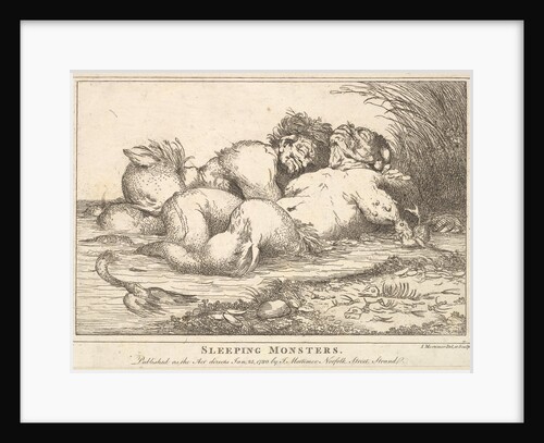 Sleeping Monsters, January 25, 1780 by John Hamilton Mortimer