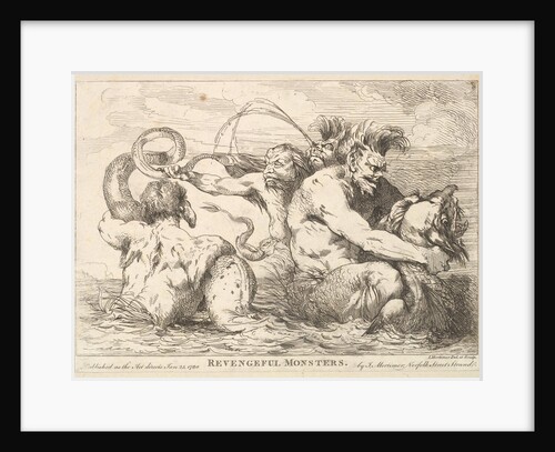 Revengeful Monsters, January 25, 1780 by John Hamilton Mortimer