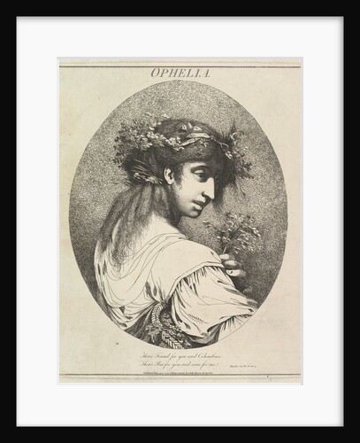 Ophelia, May 20, 1775 by John Hamilton Mortimer