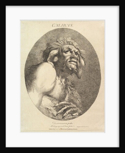 Caliban, May 20, 1775 by John Hamilton Mortimer