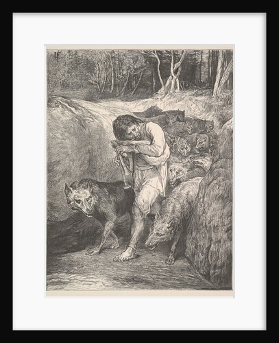 The Wolf-Charmer, 1867 by Henry Marsh