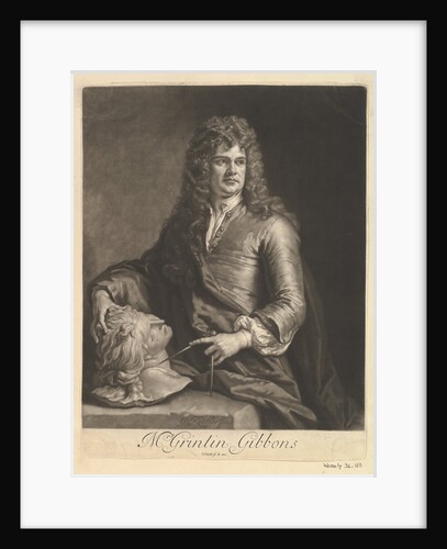 Portrait of Grinling Gibbons, 1690 by John Smith