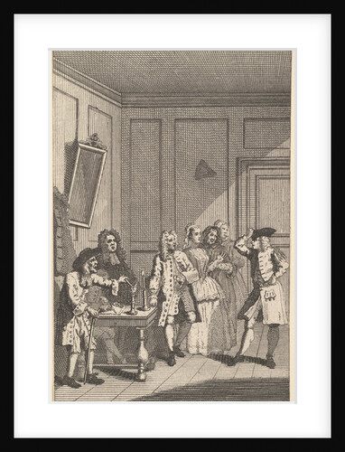 Frontispiece to Moliere's 'L'Avare', 1732 by John Vandergucht