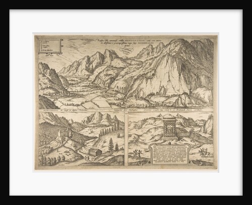 Innsbruck from the series Civitates Orbis Terrarum, vol. V, plate 59, 1590 by Unknown