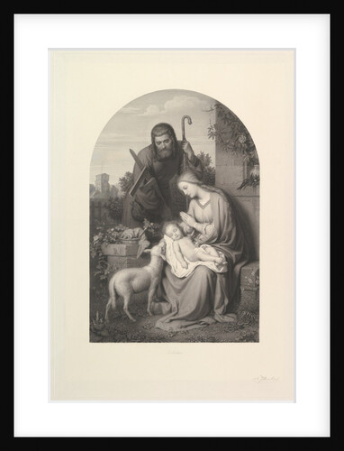 The Holy Family, mid 19th-19th century by Josef Kohlschein