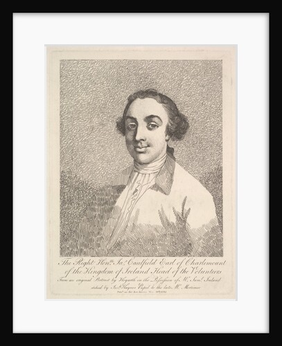 The Right Honorable James Caulfield, Earl of Charlemount of the Kingdom of Irela…, March 19, 1782 by Joseph Haynes