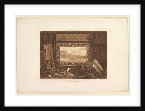The Frontispiece to Liber Studiorum, May 1812 by JMW Turner