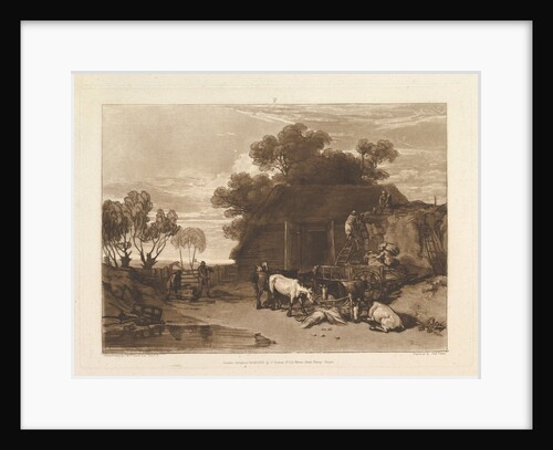 The Straw Yard, February 20, 1808 by JMW Turner