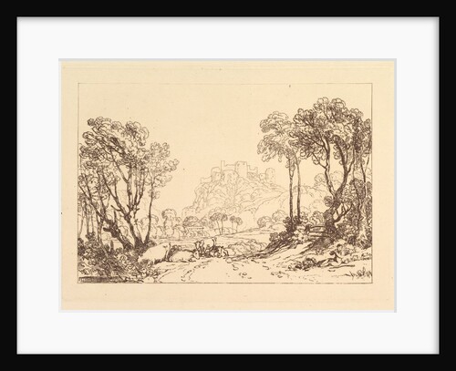 The Castle above the Meadows, 1808 by JMW Turner