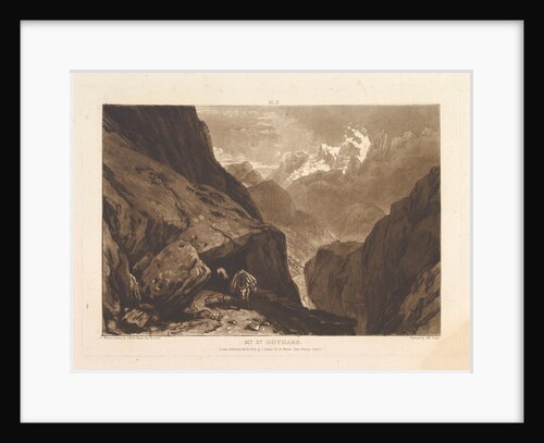 Mt. St. Gothard, February 20, 1808 by JMW Turner