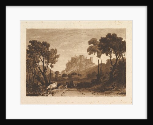 The Castle above the Meadows, 1808 by JMW Turner