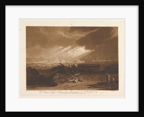 The Fifth Plague of Egypt, June 10, 1808 by JMW Turner