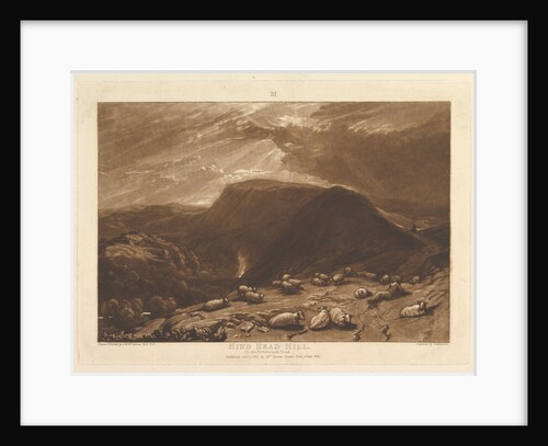 Hind Head Hill, On the Portsmouth Road, January 1, 1811 by JMW Turner