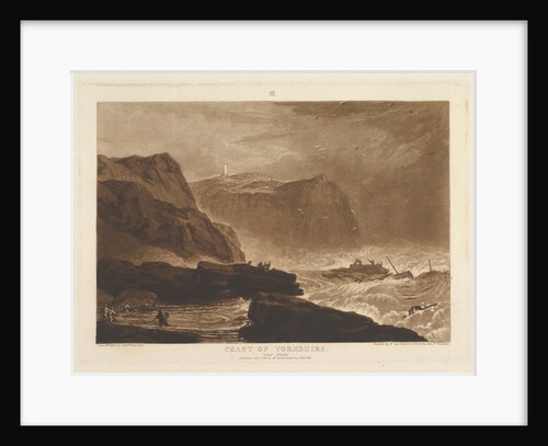 Coast of Yorkshire, Near Whitby, January 1, 1811 by JMW Turner