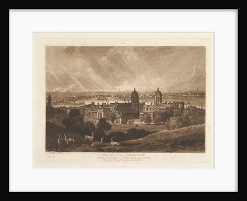 London from Greenwich, January 1, 1811 by JMW Turner