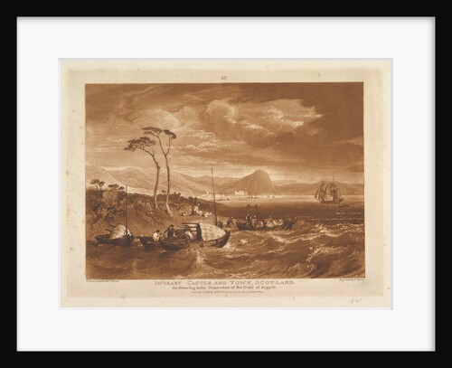 Inverary Castle and Town, Scotland, January 1, 1816 by JMW Turner