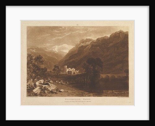 Bonneville, Savoy, January 1, 1819 by JMW Turner