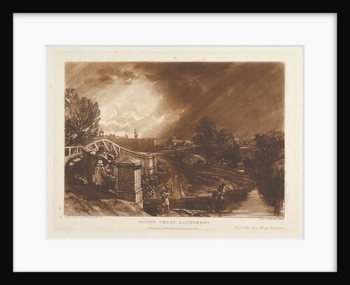 Water Cress Gatherers, Rails Head Ferry Bridge, Twickenham, January 1, 1819 by JMW Turner