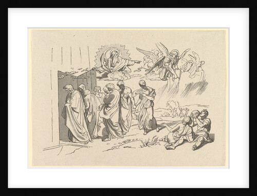 God Summons Noah and His Family into the Ark, 1827 by Joseph von Fuhrich