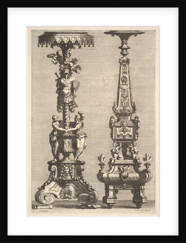 Two Torchères, 1692 by Juan Dolivar