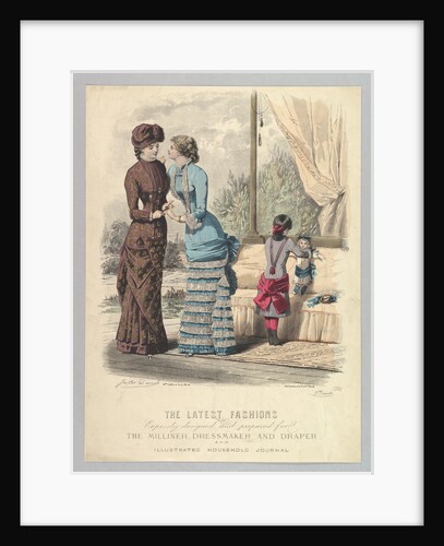 The Latest Fashions Expressly Designed and Prepared for the Milliner, Dressmaker and Dr…, 1880-82 by Jules David
